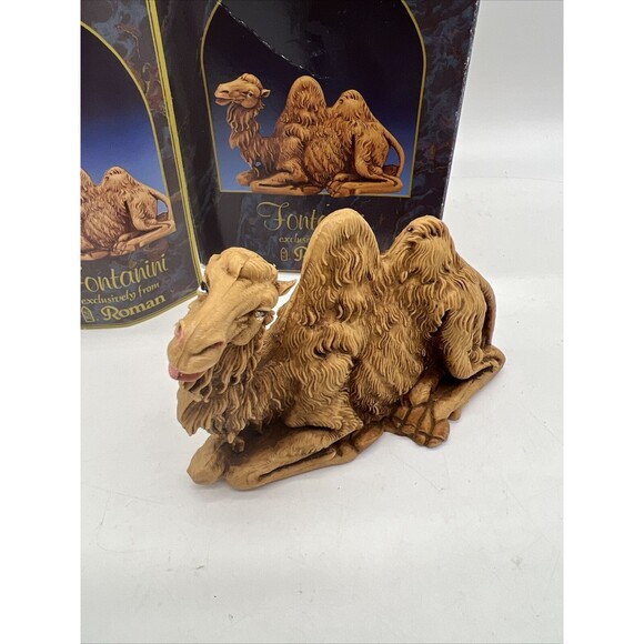 Vintage Fontanini 1983 Seated Camel #50 figure 5" Italy Nativity Christmas Jesus - Picture 6 of 16